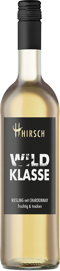 Christian Hirsch Wildklasse Riesling mit Chardonnay fruchtig und trocken 2022