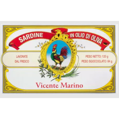 VICENTE MARINO Sardinen in Olivenöl 120g Dose