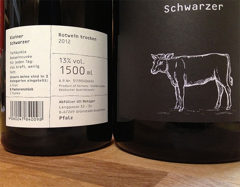 Metzger Kleiner Schwarzer 2015 trocken Rotwein Magnum